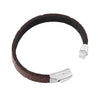 Embossed Braided Leather Bracelet