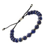 Gemstone Bead Bracelet with Alternating Accent Beads