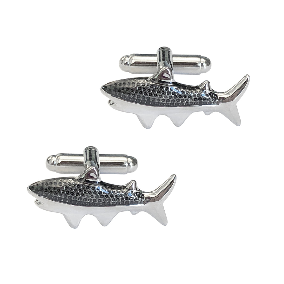 Cufflinks outlet Sharks Silver