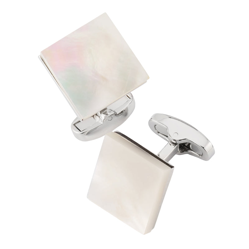 Square Mother of Pearl Cufflinks